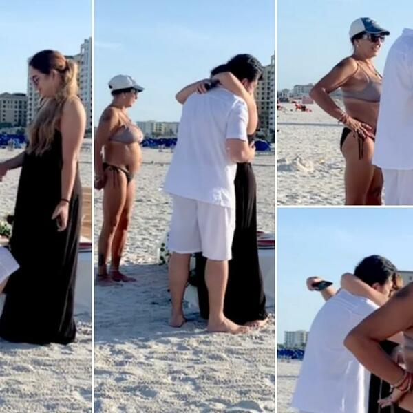 ZAPROSIO JE DEVOJKU NASRED PUNE PLAŽE, A ONDA SE POJAVILA ONA: Kad je progovorila, nastao je apsolutni muk (VIDEO)