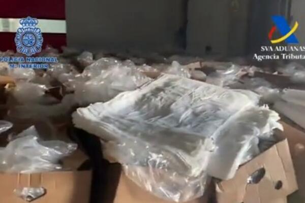 ZAPLENJENA REKORDNA KOLIČINA KOKAINA: Iza svega stoji "BALKANSKI KARTEL"