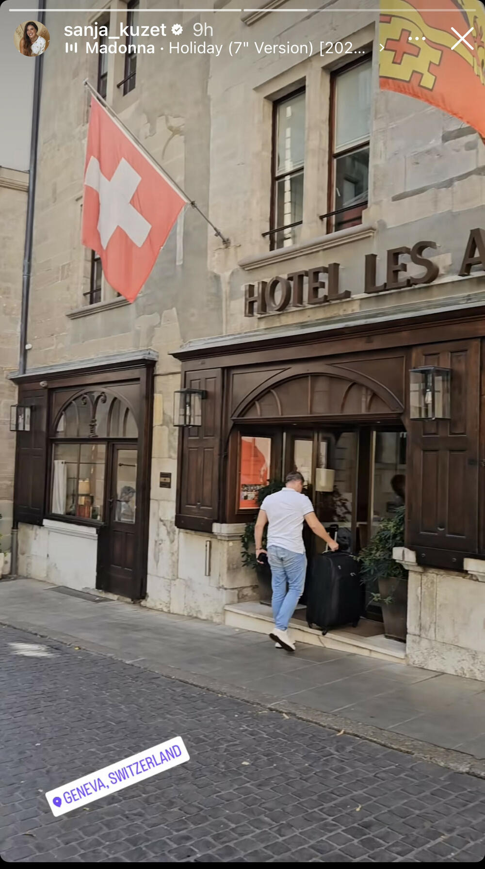 Odmor je nastavila u Ženevi