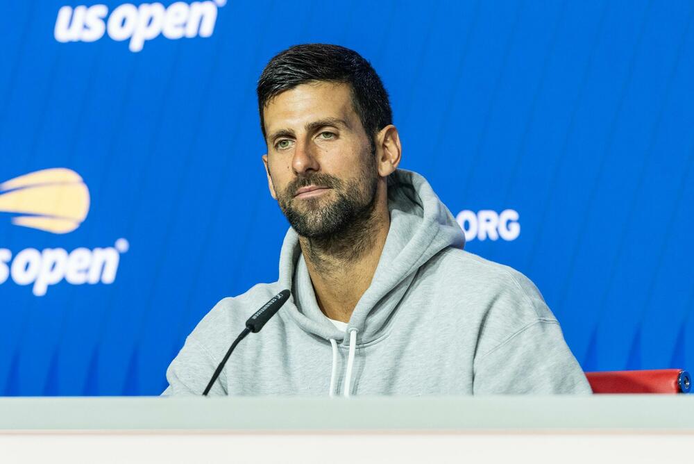 Novak Đoković na konferenciji za medije pred US open