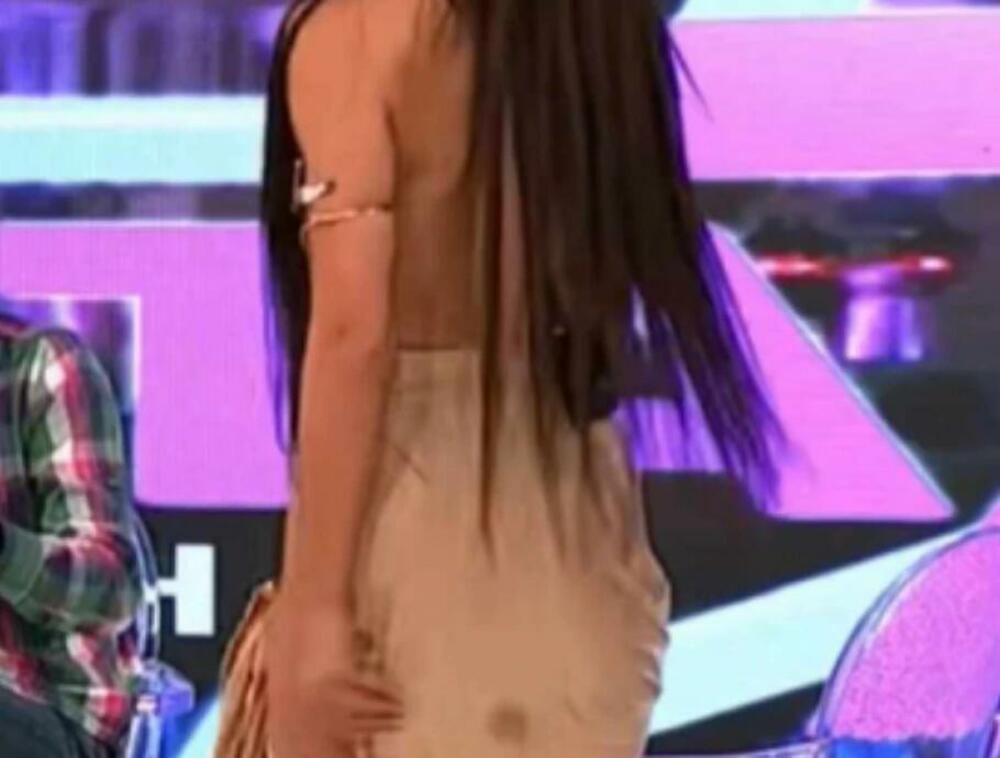 Mokra haljina svima je zapala za oko u uživo emisiji