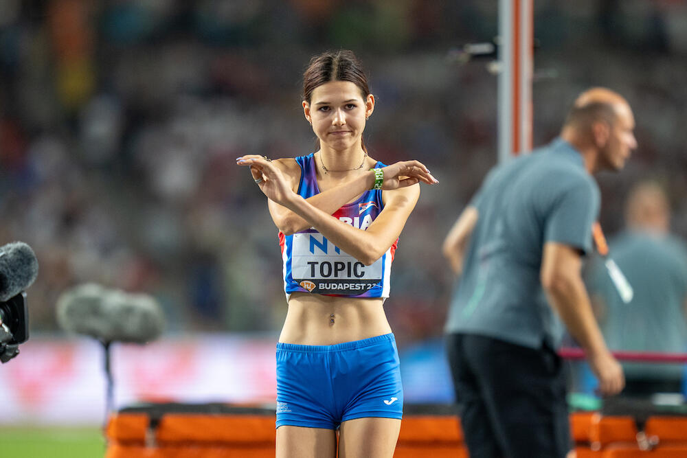 Angelina Topić na finalu Svetskog prvenstva u skoku uvis