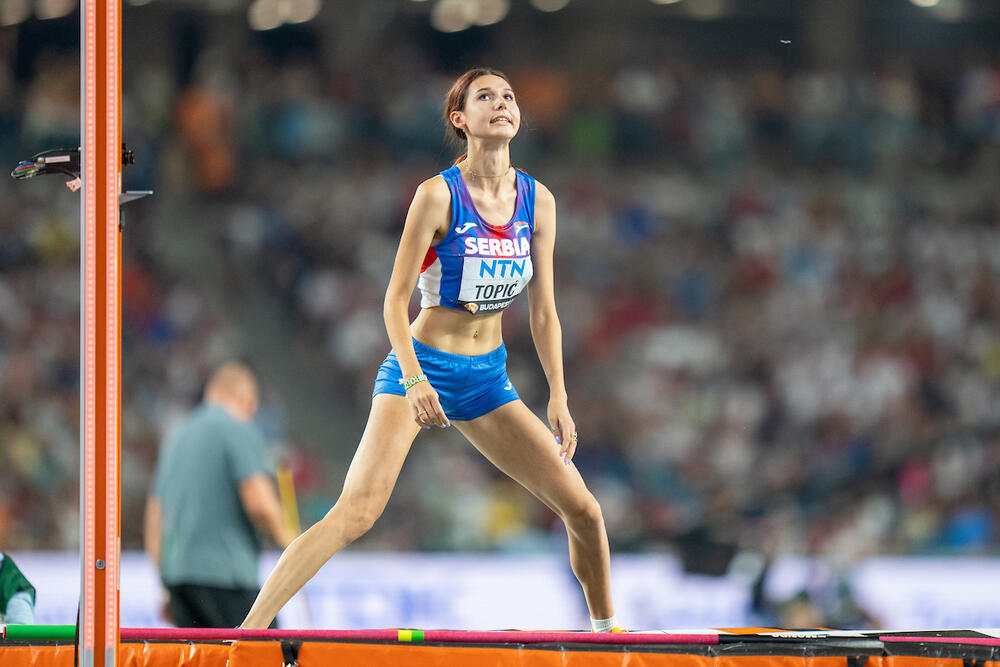 Angelina Topić na finalu Svetskog prvenstva u skoku uvis
