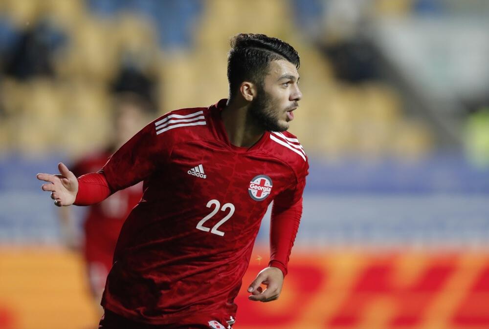 Žorž Mikautadze u dresu reprezentacije Gruzije