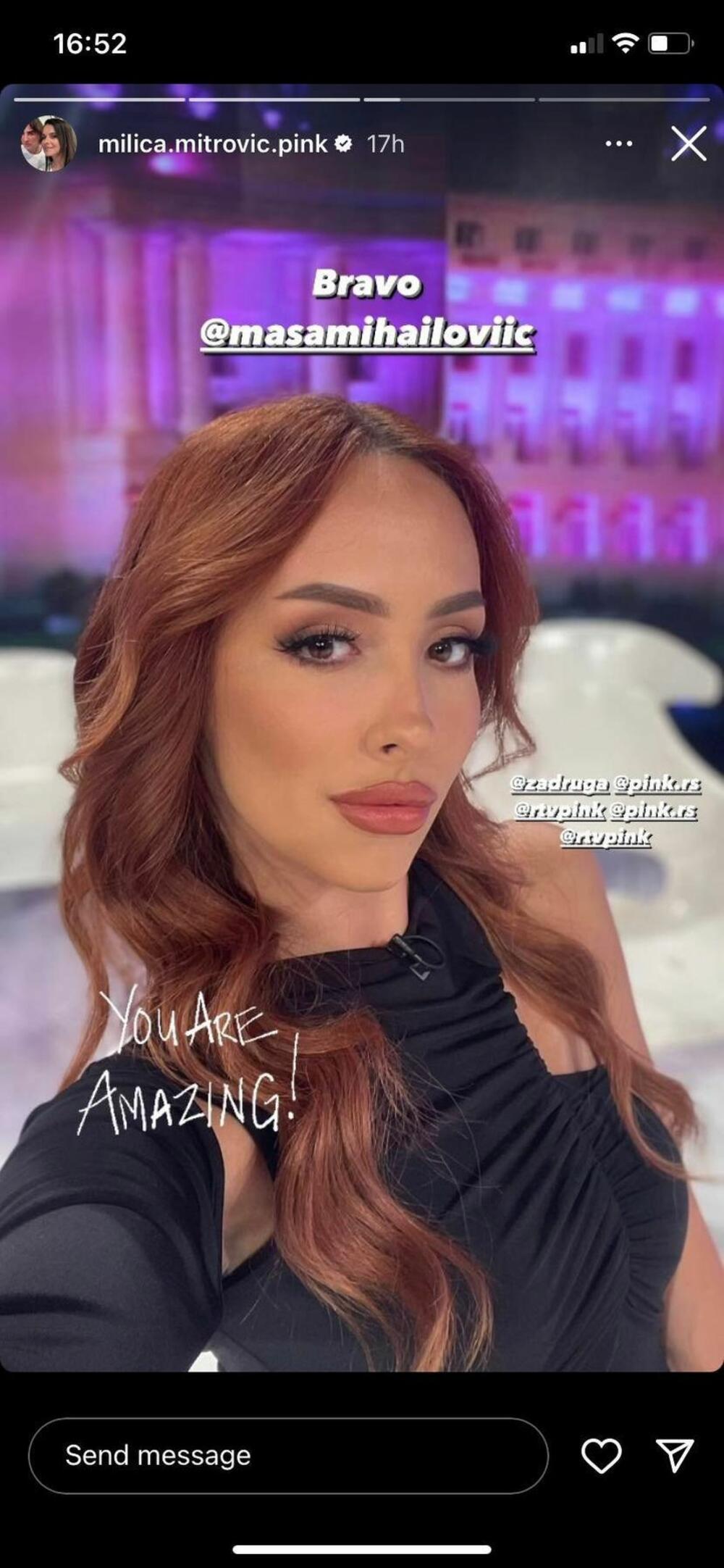 Maša se odlično snašla u novoj ulozi, a njen rad pohvalila je i Velika šefica, supruga Željka Mitrovića, Milica Mitrović.