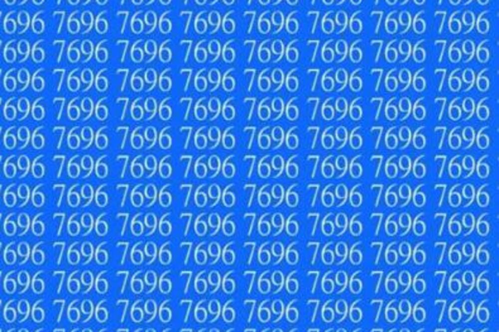 SAMO NAJPAMETNIJIMA ĆE POĆI OD RUKE, RETKO KO JE USPEO: Pronađite broj 7666 za samo 20 SEKUNDI (FOTO)
