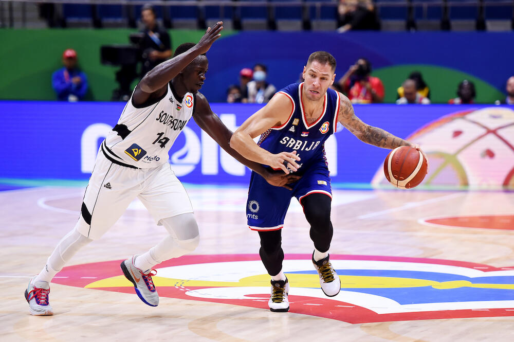 Stefan Jović na utakmici protiv Južnog Sudana