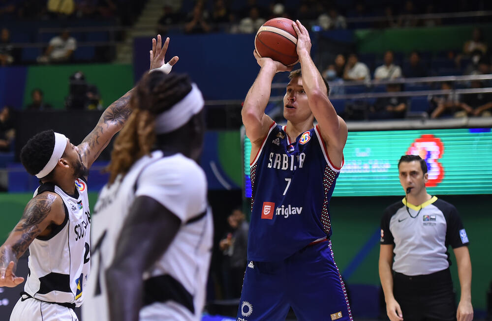 Bogdan Bogdanović na meču protiv Južnog Sudana