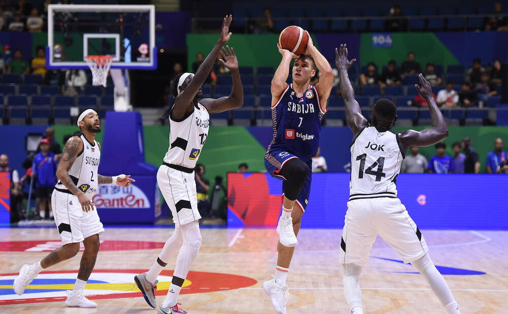 Bogdan Bogdanović na utakmici Južnog Sudana i Srbije