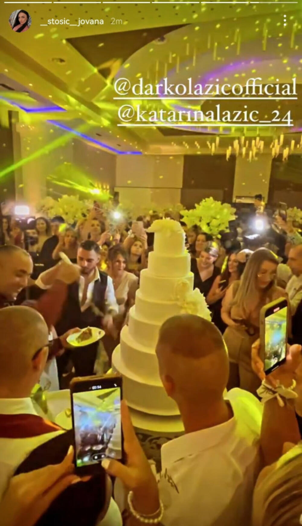 Svadbena torta Darka i Katarine Lazić