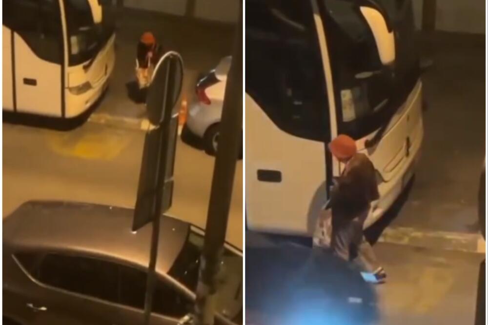 "SRAM TE BILO GODINA KOJE IMAŠ ISPOD TOG ŠEŠIRIĆA": Baba VANDAL uhvaćena u SRAMNOM ČINU na Banovom brdu! (VIDEO)