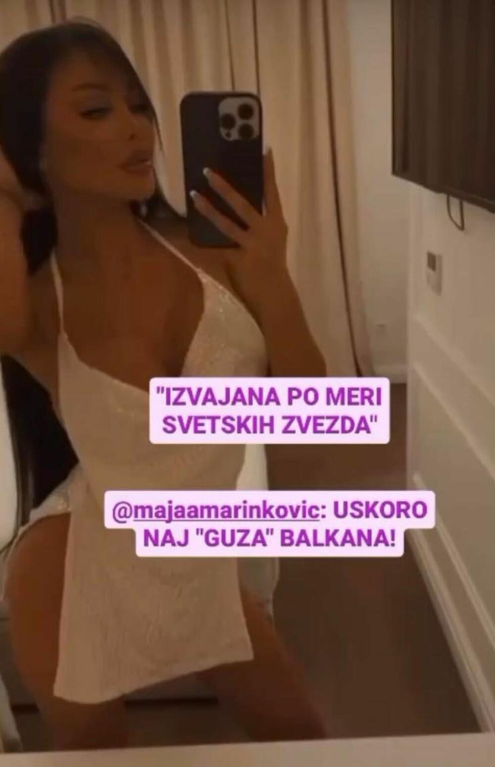 Maja Marinković pokazala novu zadnjicu