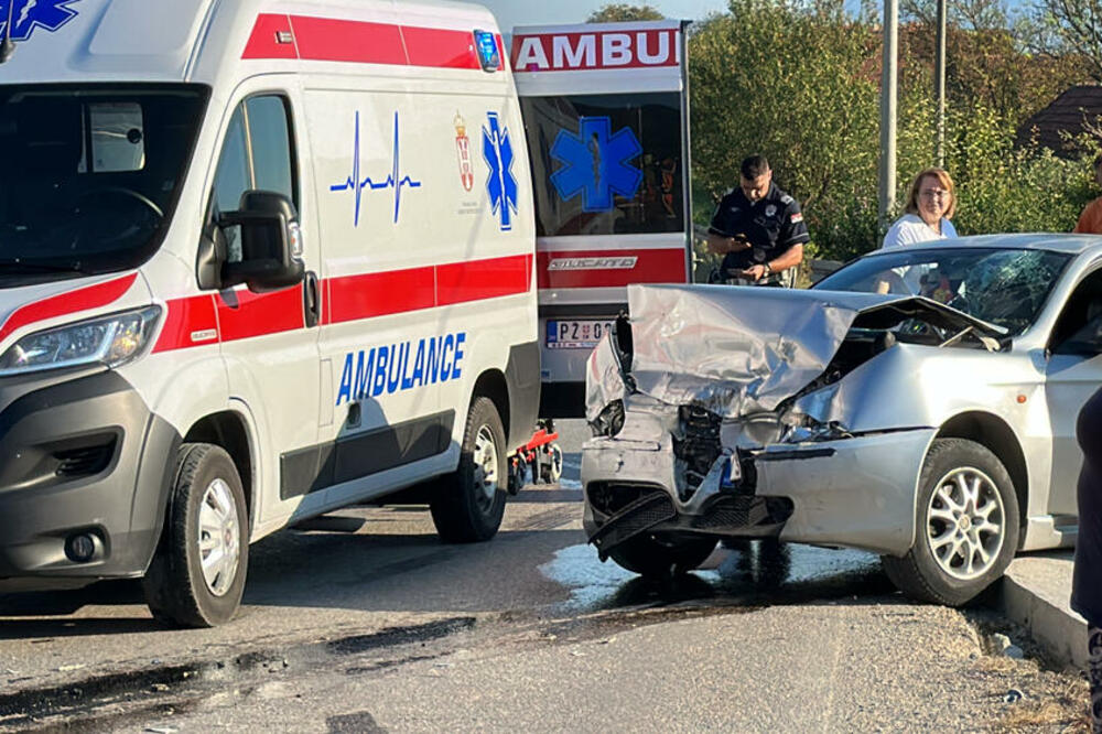 ŠTA JE OVO VIŠE? PETORO LJUDI POVREĐENO U SAOBRAĆAJKI KOD ZRENJANINA: Među njima i DETE