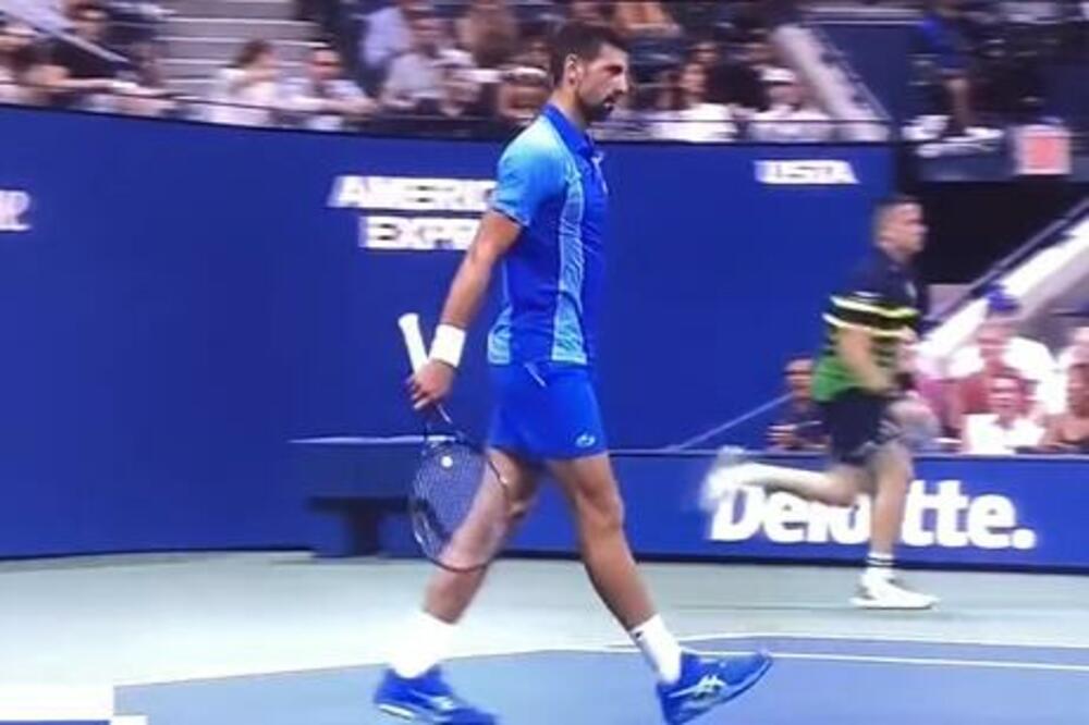 HRVAT U JEDNOM DŽEPU, LOPTICA U DRUGOM: Đoković je ovim potezom "zapalio" stadion Artur Eš, a NIJE uzeo poen! VIDEO