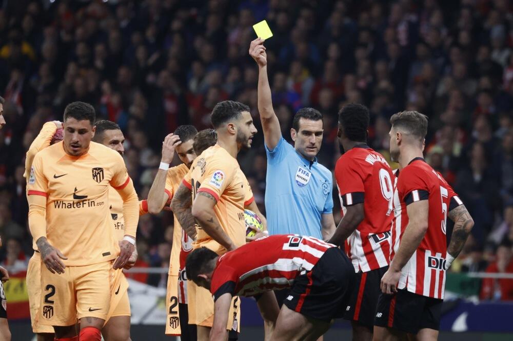 Huan Martinez Munera na utakmici Atletik Bilbaa i Atletiko Madrida 19. februara 2023. godine