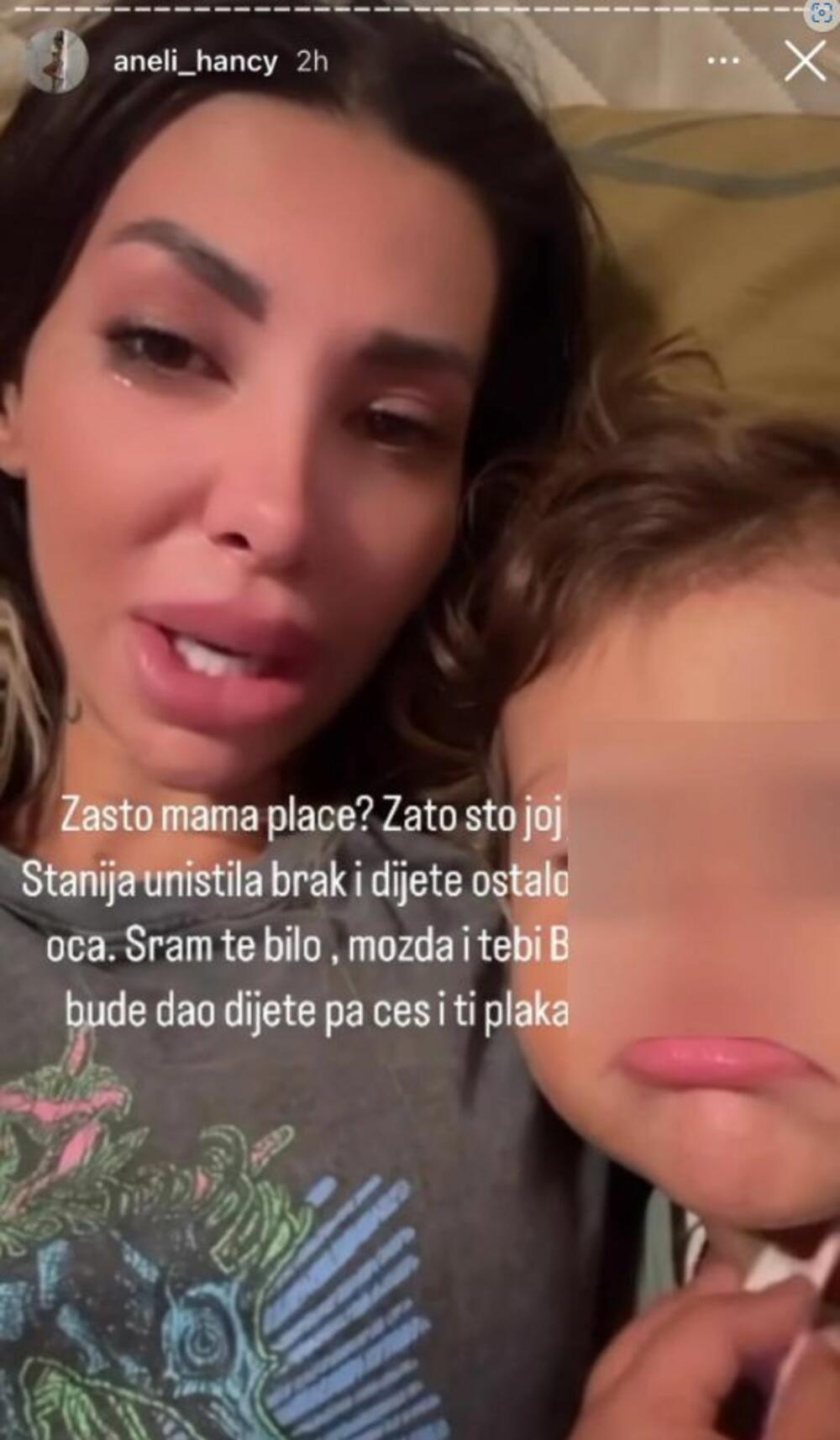 Aneli plače pred detetom zbog Stanije i muža