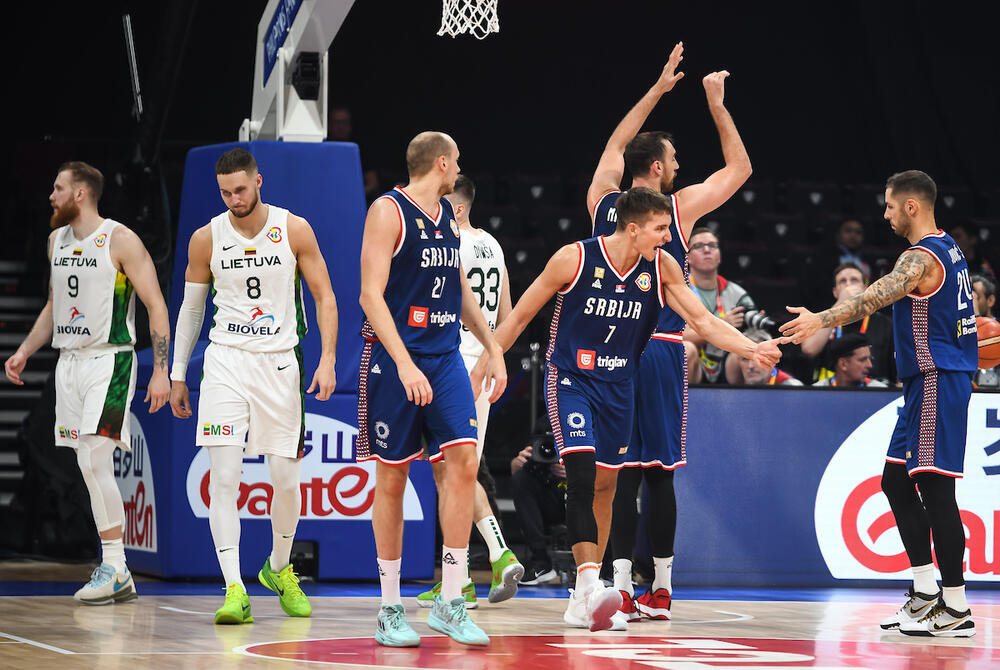 Košarkaška reprezentacija Srbije, Košarkaška reprezentacija Litvanije, Mundobasket