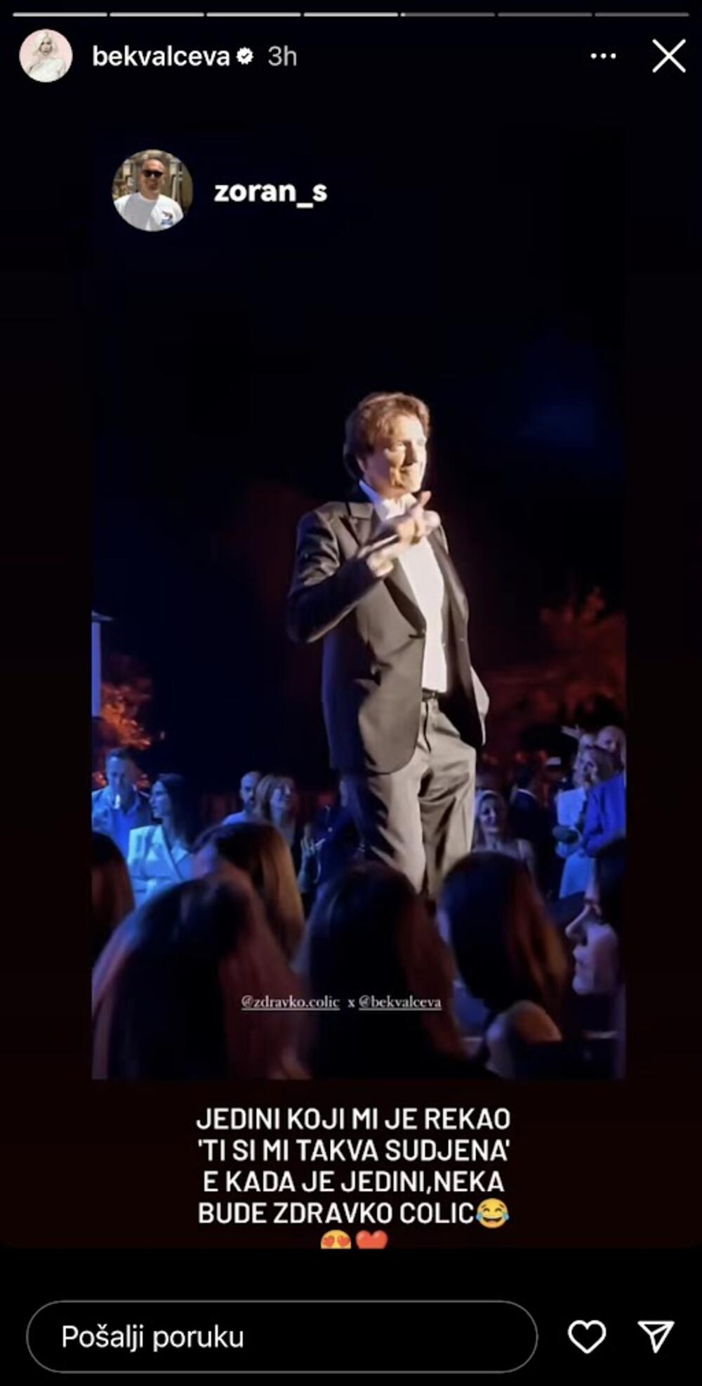 Nataša je uživala na ovom koncertu