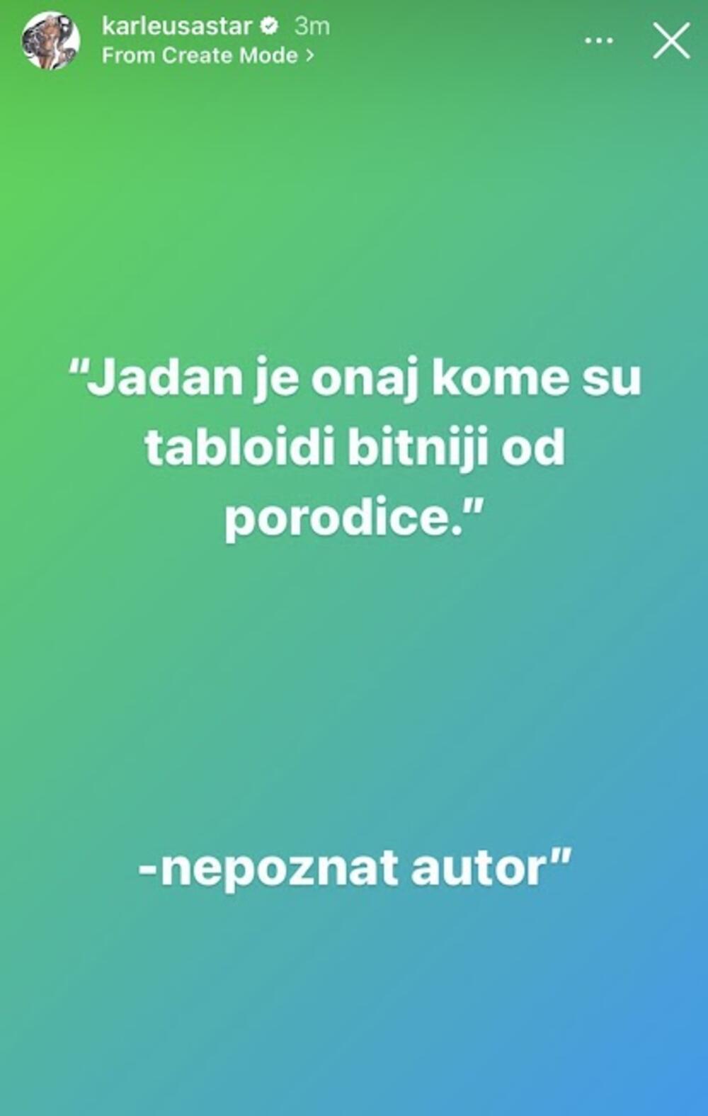 Karleuša je odmah ovo odgovorila