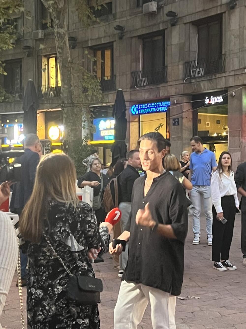 Glumac je bio vrlo raspoložen