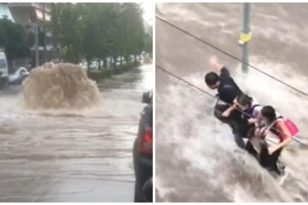 DANIJEL NE DA MIRA GRČKOJ! Šire se DRAMATIČNE slike, pronađen MRTAV muškarac koga je BUJICA odnela (VIDEO)