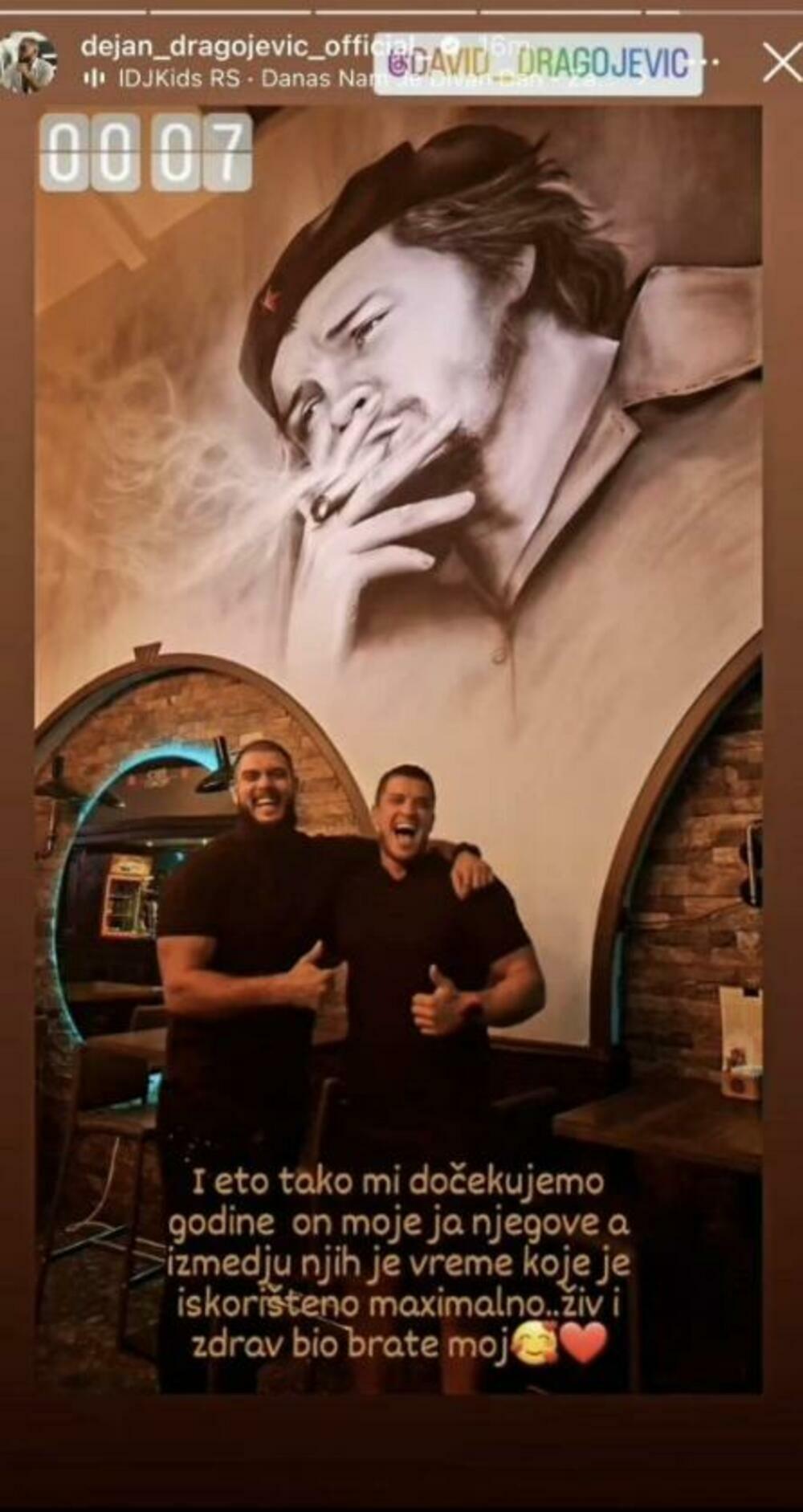 Objava Dejana Dragojevića