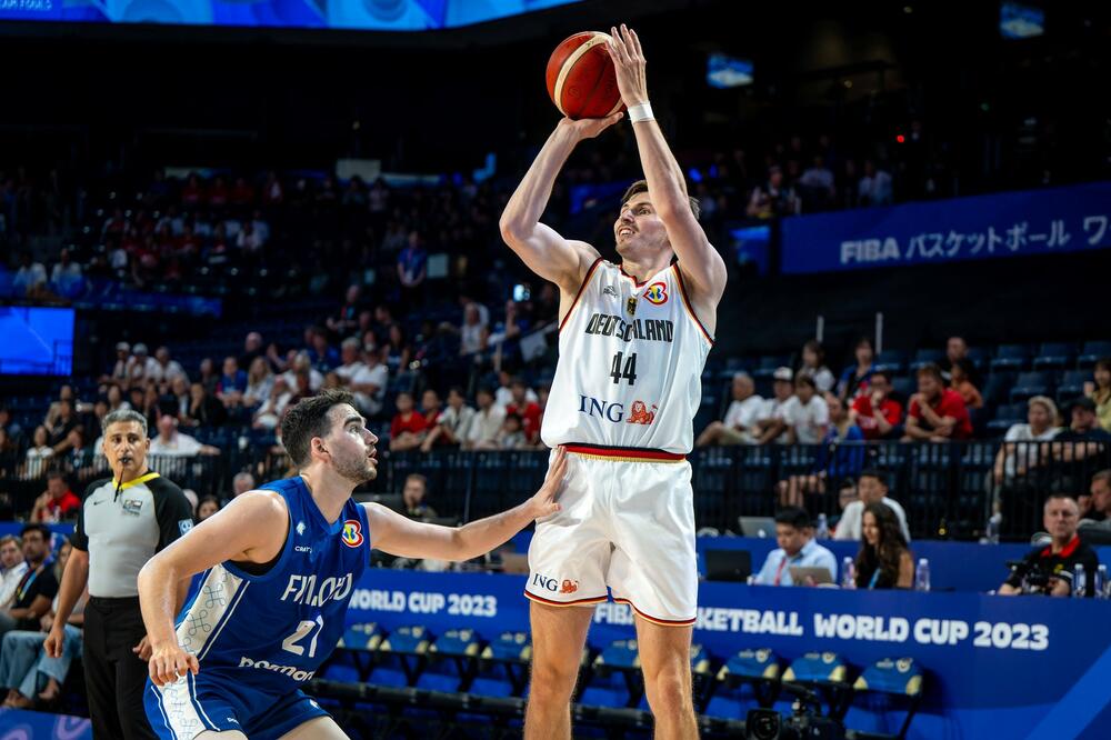 David Kramer na utakmici Nemačke i Finske na Mundobasketu