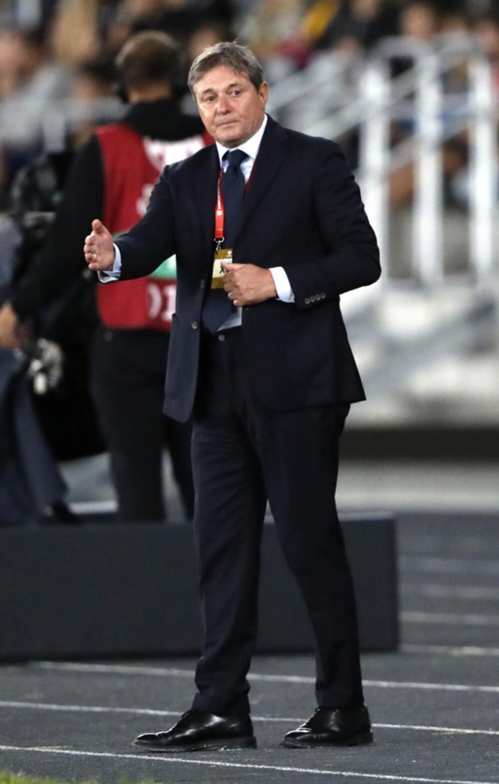 Dragan Stojković Piksi na utakmici Litvanije i Srbije