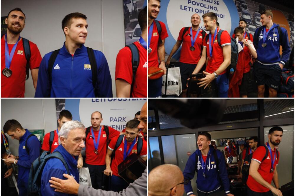 HAOS NA AERODROMU NIKOLA TESLA: Heroji nacije sleteli u Beograd! (FOTO) (VIDEO)