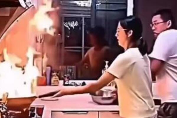 MUŽ OSTAVIO ŽENU U PLAMENU: Cela Srbija bruji o ovom SNIMKU, BRUKA I SRAMOTA (VIDEO)