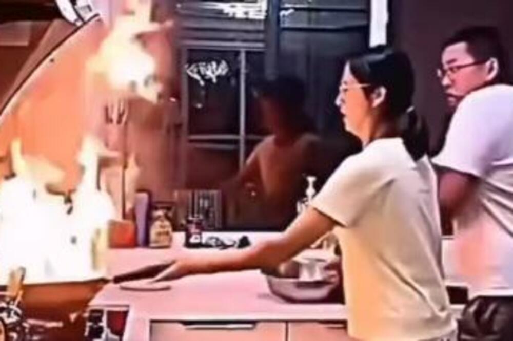 MUŽ OSTAVIO ŽENU U PLAMENU: Cela Srbija bruji o ovom SNIMKU, BRUKA I SRAMOTA (VIDEO)