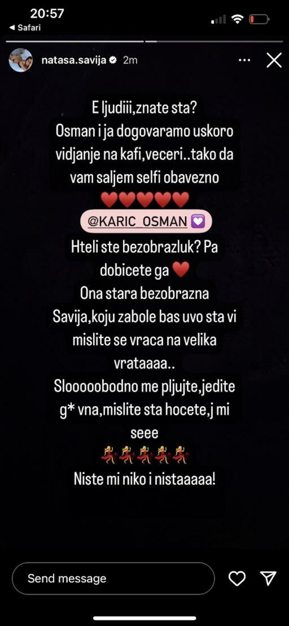 Nataša Šavija se sada obratila svima koji je osuđuju zbog ovog poteza