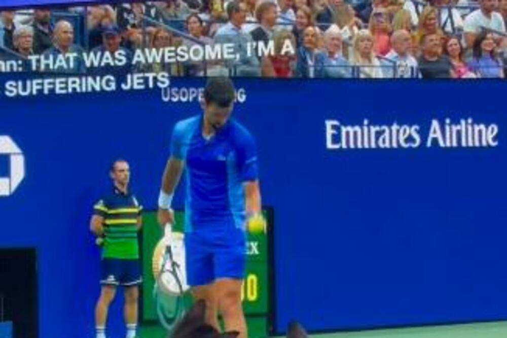 ĐOKOVIĆ BI UMRO OD SMEHA NA OVO: Pogledajte šta FANOVI MAČKE rade dok se on SPREMA DA SERVIRA, OPLAKAĆETE (VIDEO)