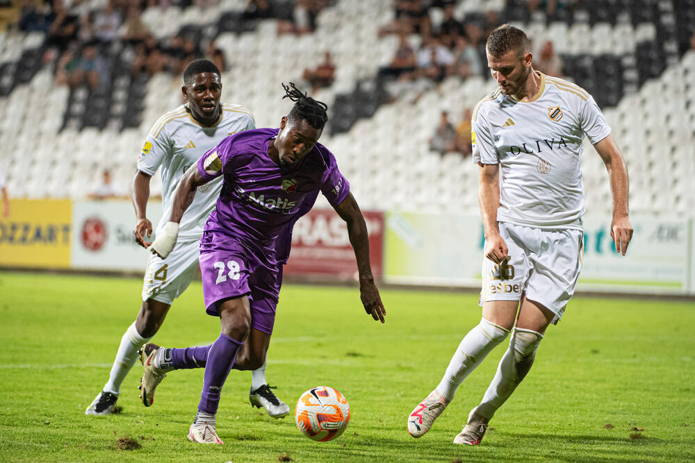 Norman Kembel na utakmici protiv Čukaričkog u trećem kolu Superlige Srbije ove sezone