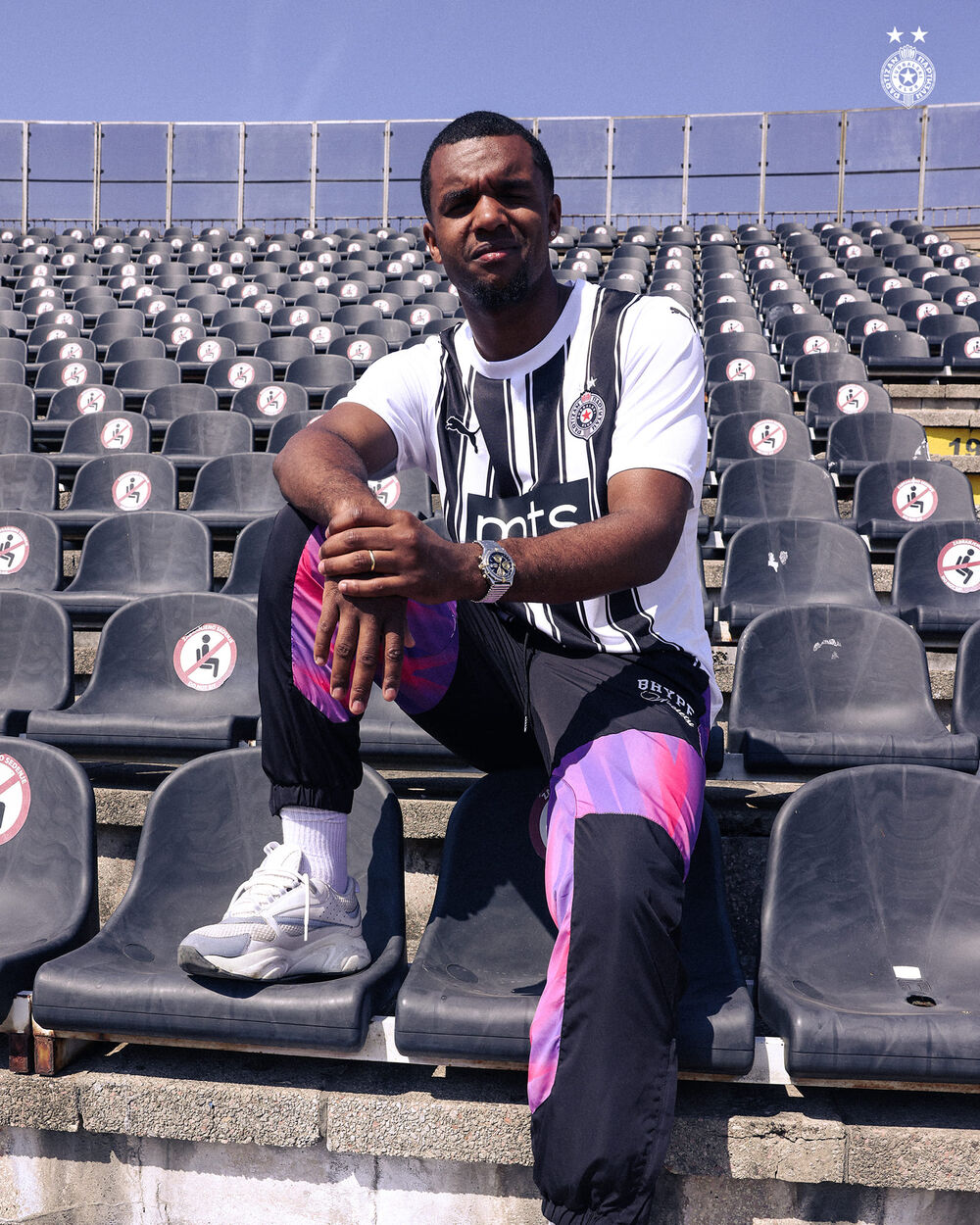 Natan de Medina na predstavljanju u Partizanu