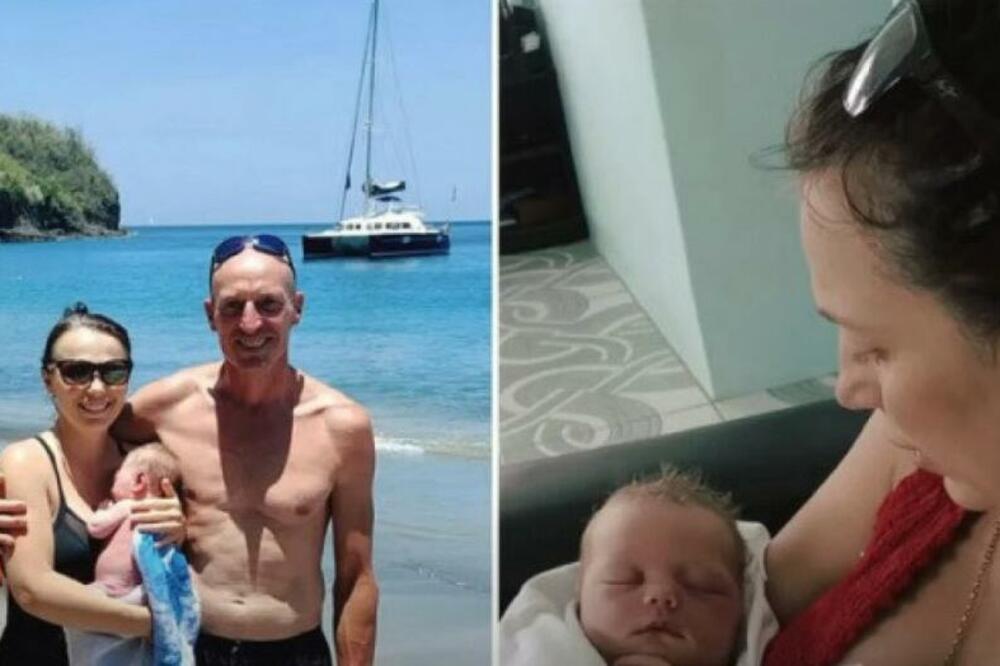 HTELA DA SE PORODI NA EGZOTIČNOJ PLAŽI, ALI ZAVRŠILA OVDE: Ne mogu da se VRATE KUĆI, ostali u PAKLU SA BEBOM! VIDEO