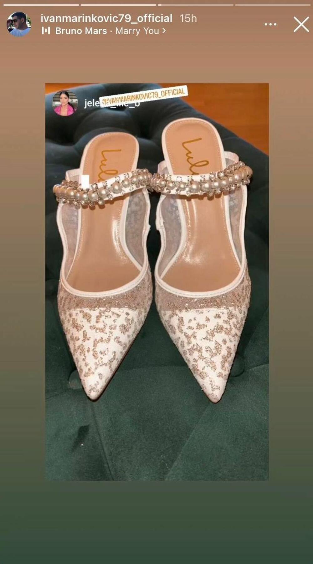 Ivan Marinković objavio Jelenine cipele koje će nositi na svadbi