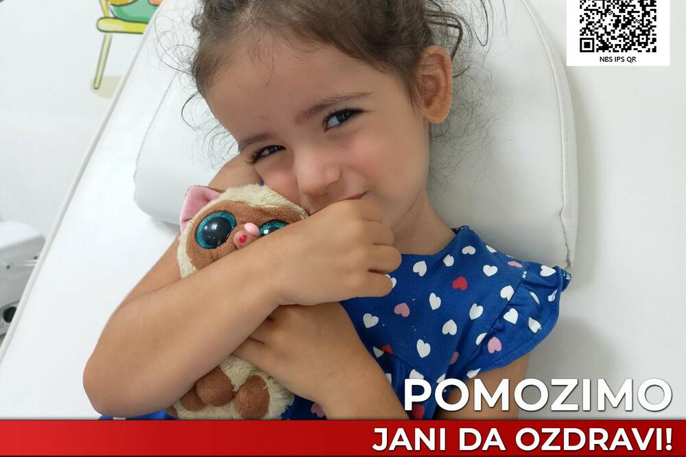 JANA JE NA ROĐENJU IMALA 2750 GRAMA, A SAMO JE TUMOR BIO TEŽAK 450: Njena borba traje od prvog dana, POMOZIMO!