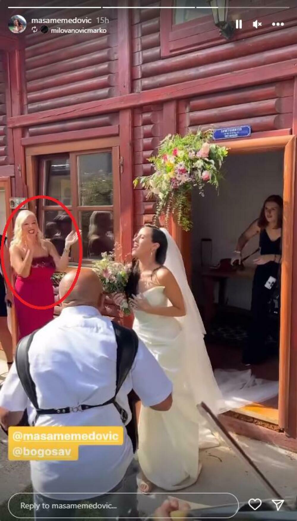 Mirjana Memedović blistala na ćerkinom venčanju