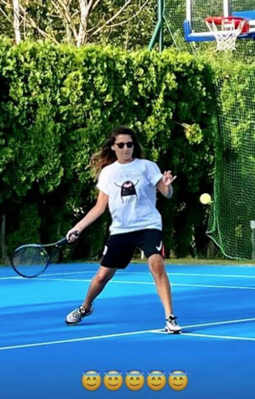 Sanja Marinković na treningu