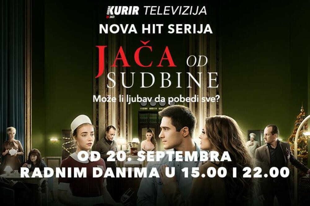 NE PROPUSTITE NOVU HIT SERIJU "JAČA OD SUDBINE" NA KURIR TV! Neustrašiva životna borba Nine ostaviće vas bez daha