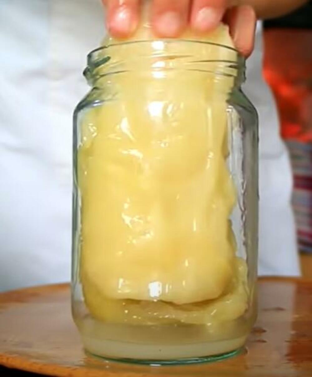 Kiseli kupus, Listovi kiselog kupusa u tegli