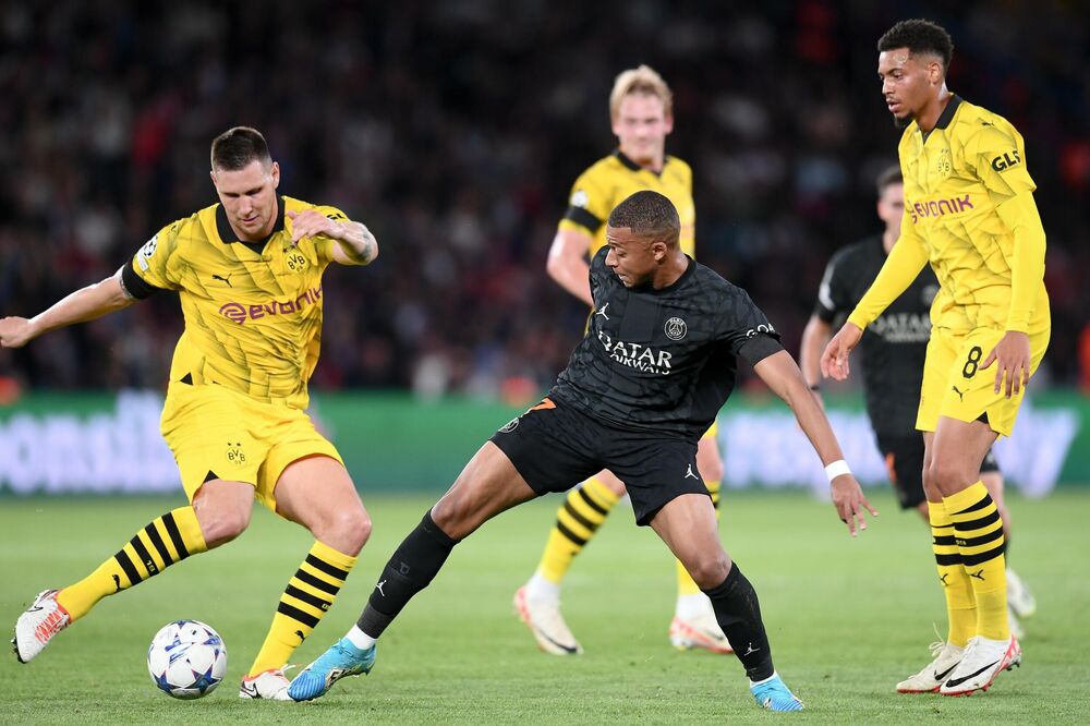 Detalj sa utakmice Borusije Dortmund i Pari Sen Žermena u ovosezonskoj Ligi šampiona