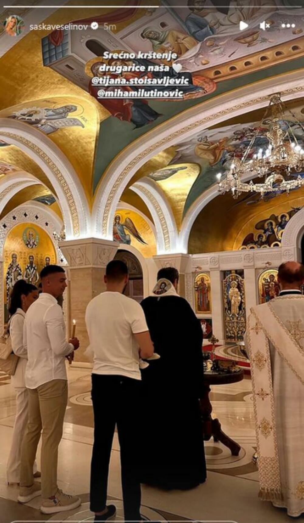 Ovako je izgledalo krštenje