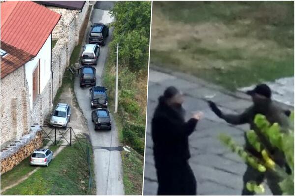 UZNEMIRUJUĆE SCENE ISPRED SVETINJE, NA NIŠANU I SVEŠTENIK? Naoružane osobe u manastiru Banjska, NOVE INFORMACIJE