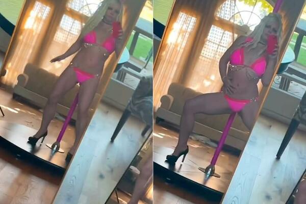 ŠTA TI JE ŽENO? MONTIRALA ŠIPKU pa zauzela HOT POZU: Upalila KAMERU i golišava pokazala UMEĆE, a onda je ČUČNULA...