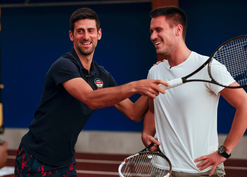 Novak i Đorđe Đoković