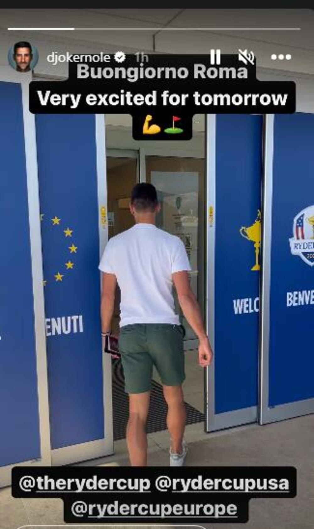 Objava Novaka Đokovića