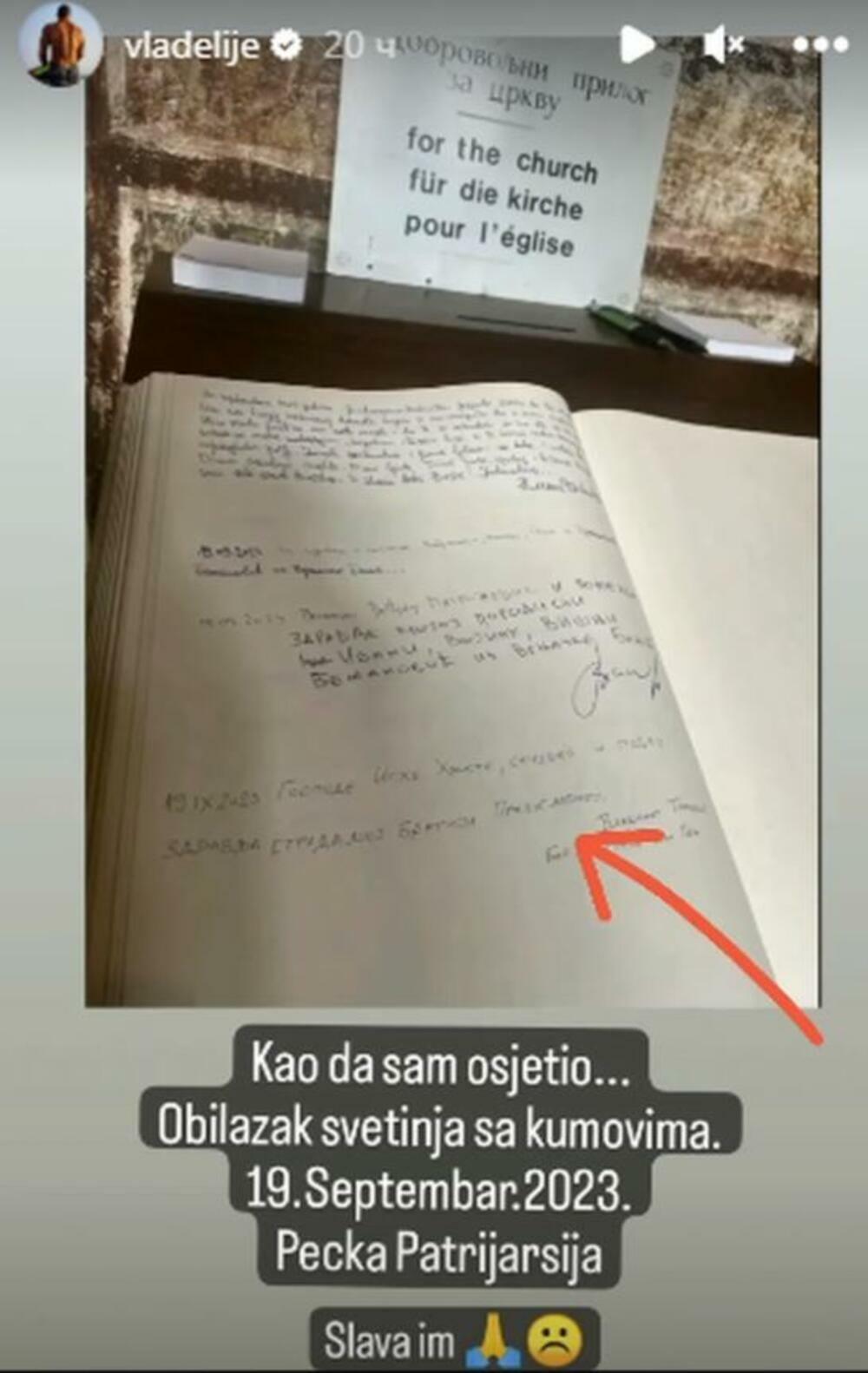 Emotivnom porukom je odao počast preminulima