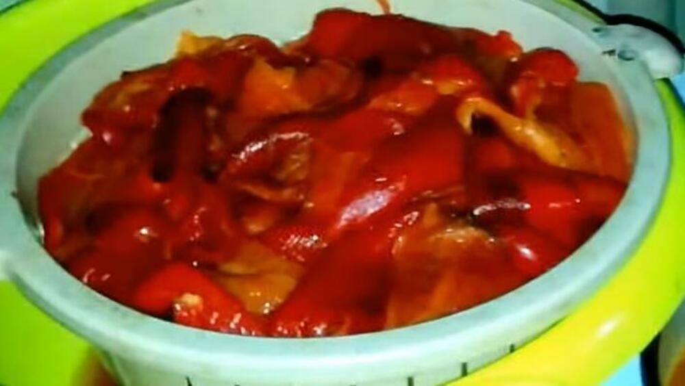 Očišćene pečene paprike